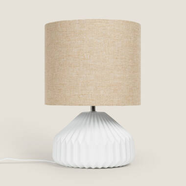 Monduver Porcelain & Fabric Table Lamp