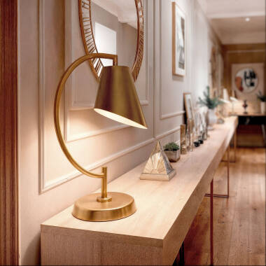 Tischlampe Metall Edern