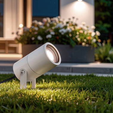 LED-Strahler Aussen GU10 aus Aluminium mit Erdspieß Telaga