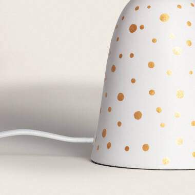 Image of Argua Ceramic & Fabric Table Lamp 