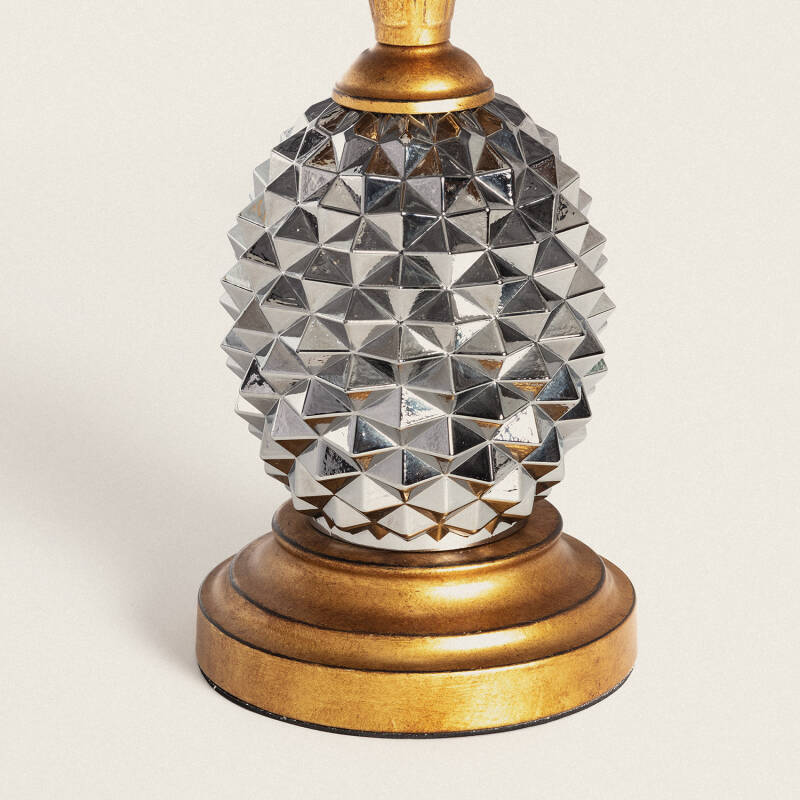 Image of Samoa Metal & Fabric Table Lamp 