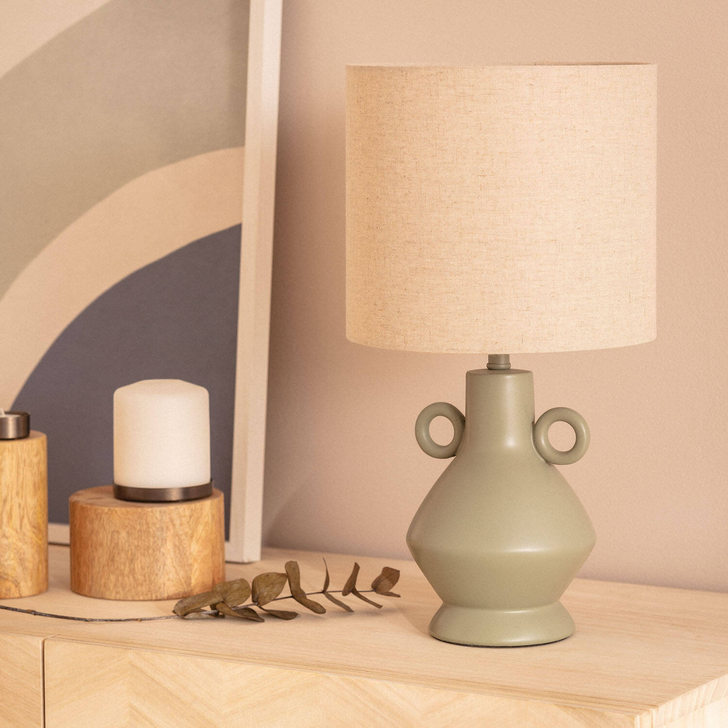 Lampa Stołowa z Żywicy Moudrost