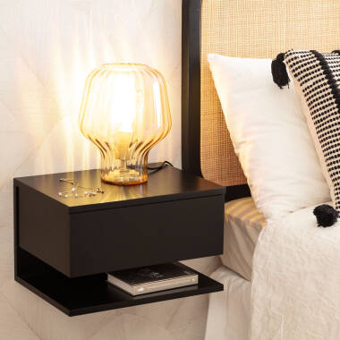 Image of Vittoria Glass Table Lamp 