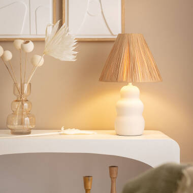Image of Ulan Ceramic Table Lamp 