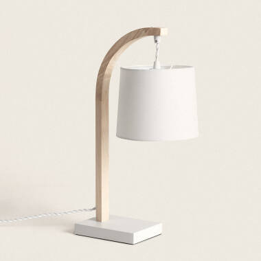 LEDKIA Tischlampe Sardo | Mit E27 Fassung | Modernes Design | Höhe 55 Cm