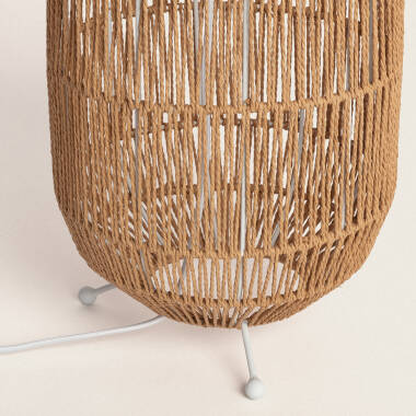 Image of Satie Braided Paper Floor Lamp