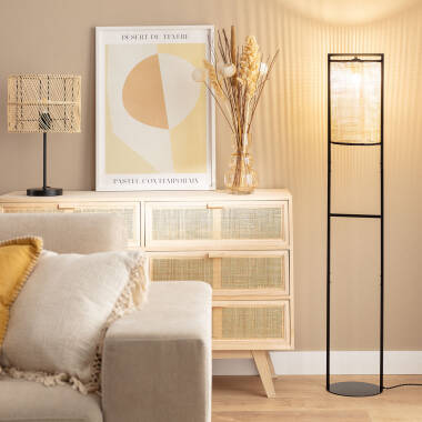 Image of Nirvana Rattan Floor Lamp 
