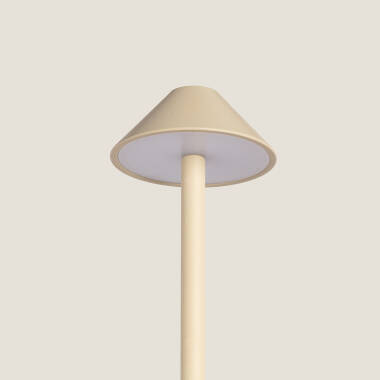 Immagine di Lampada da Tavolo LED Portatile per Esterno Metallo con Batteria Ricaricabile Magatzi