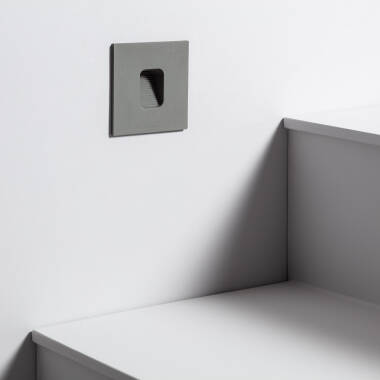 LED Außenleuchte 2W Unterputz Wandmontage Quadratisch Olite