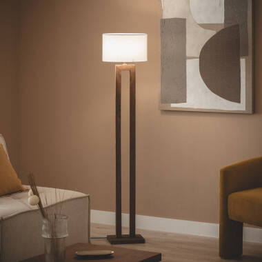 Lampada da Terra Legno Abner