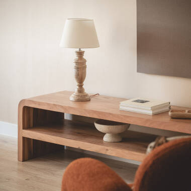 Image of Hausa Wooden Table Lamp ILUZZIA 