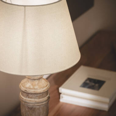 Image of Hausa Wooden Table Lamp ILUZZIA 