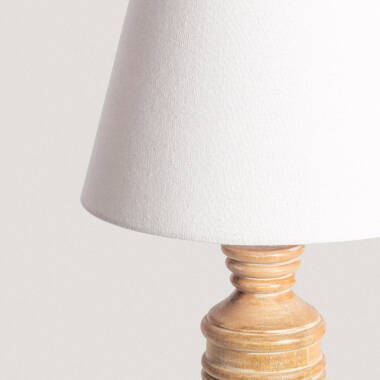Image of Hausa Wooden Table Lamp ILUZZIA 