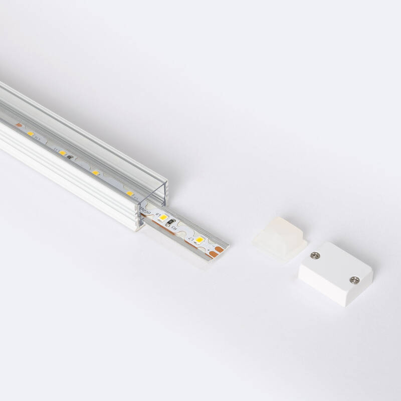 Afbeelding van Aluminium Profiel Waterdicht IP65 Inbouw 2m voor LED Strip tot 10 mm