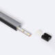 Bild von Aluminiumprofil Wasserdicht IP65 Aufbau 2m für LED Streifen bis 10 mm
