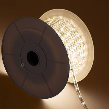 Gaine LED Ronde 220V 36 LED/m BOBINE 50m Coupe 100cm IP65