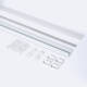 Image de Profilé Aluminium Étanche IP65 En Saillie 2 m pour Rubans LED jusqu'à 10 mm