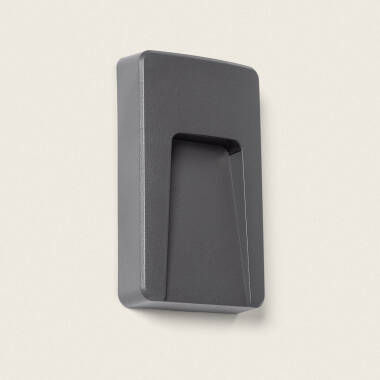Segnapasso Esterno LED 3W Superficie Parete Rettangolare Nilsa