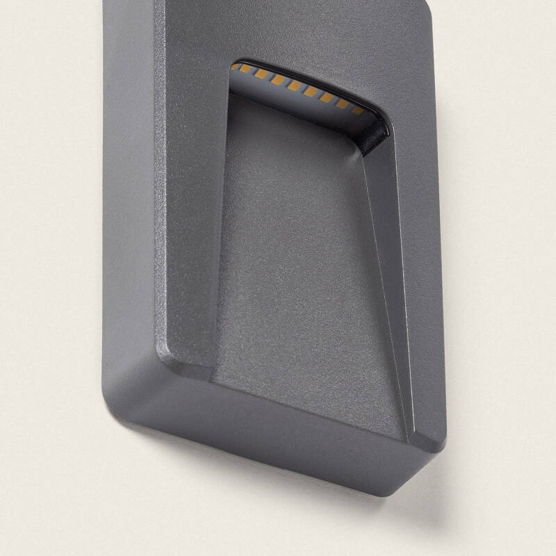 Image of Nilsa 3W Surface Mounted Rectangular LED Wall Light 
