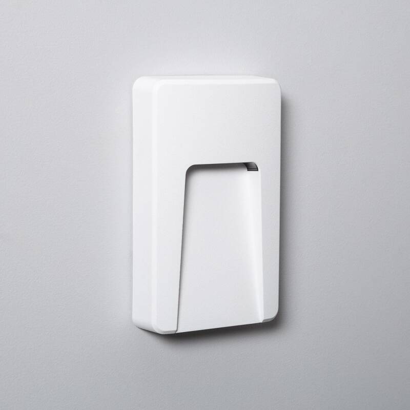 Image of Nilsa 3W Surface Mounted Rectangular LED Wall Light 