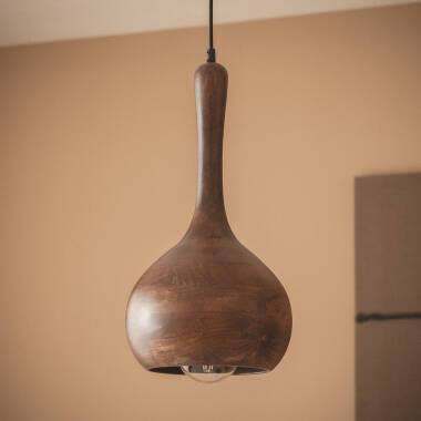 Image of Gatik Wooden Pendant Lamp 