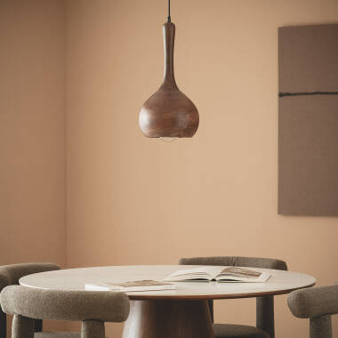Image of Gatik Wooden Pendant Lamp 