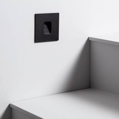 Image of Olite 2W Square Recessed LED Wall Light 