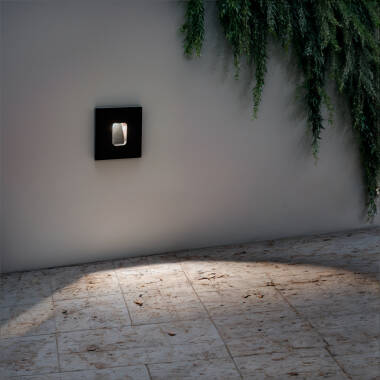 Image of Olite 2W Square Recessed LED Wall Light 
