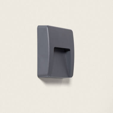 Image of Nilsa 3W Surface Mounted Square LED Wall Light 