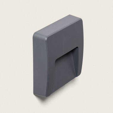 Image of Nilsa 3W Surface Mounted Square LED Wall Light 