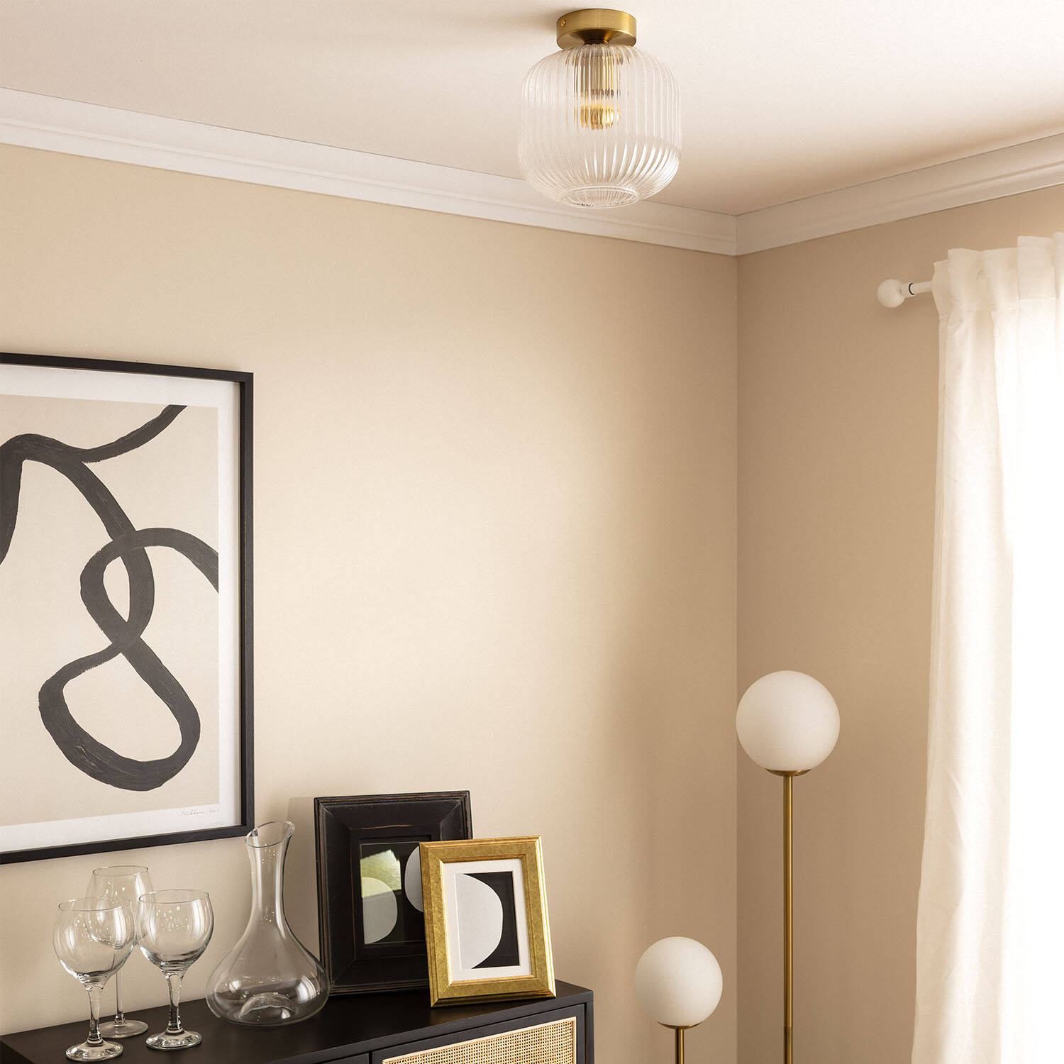 Plafon z Metalu i Szkła Ánfora - widok 2