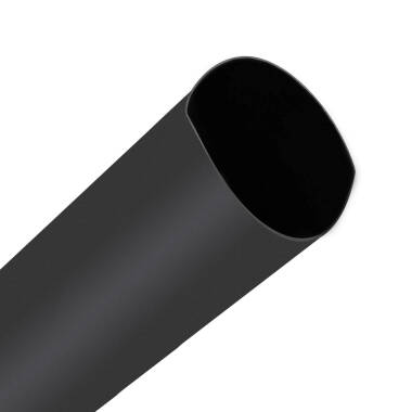 Gaine Thermorétractable Noire avec Rétraction 3:1 80mm 1 mètre