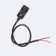 Afbeelding van Connector met kabel voor Externe voeding Enkelfasige 25 mm SuperSlim magneet Rail 
