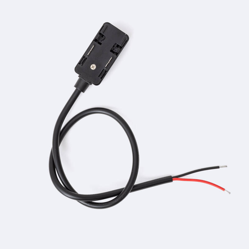 Afbeelding van Connector met kabel voor Externe voeding Enkelfasige 25 mm SuperSlim magneet Rail 