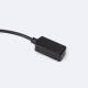 Afbeelding van Connector met kabel voor Externe voeding Enkelfasige 25 mm SuperSlim magneet Rail 