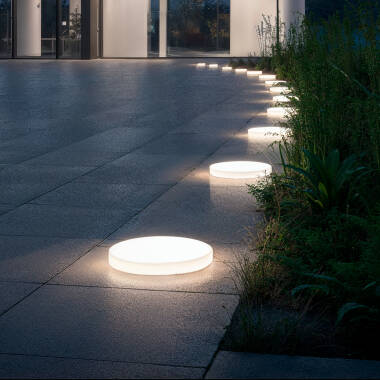 Balise Extérieure LED 1.2W Ronde Encastrable au Mur Lex