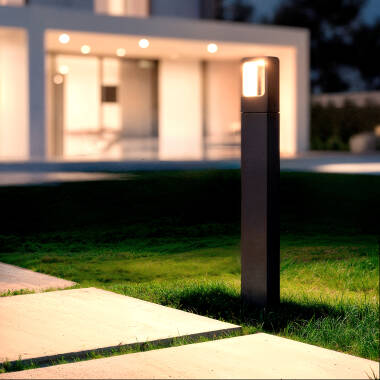 Balise LED Extérieure 6W sur Pied 80cm en Saillie Emerita
