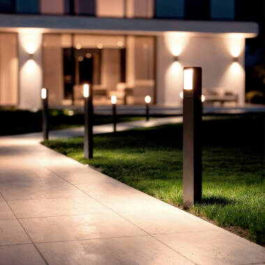 Image of 6W Emerita LED Outdoor Bollard 80cm