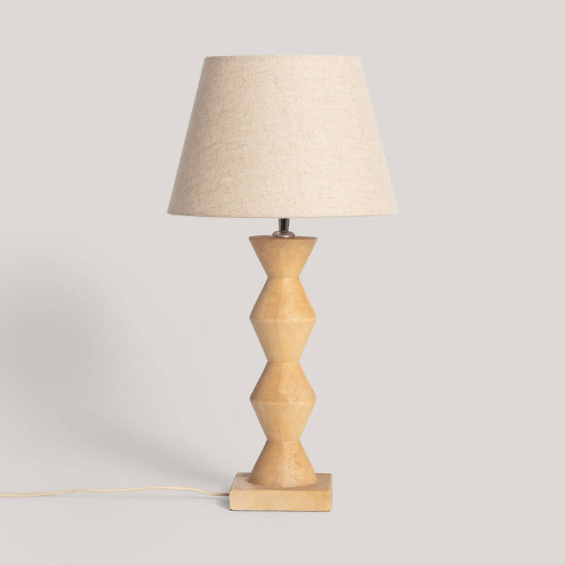 Obrázek Stolní Lampa ze Dřeva Akesh II