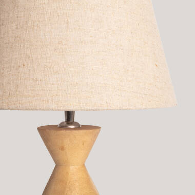 Obrázek Stolní Lampa ze Dřeva Akesh II