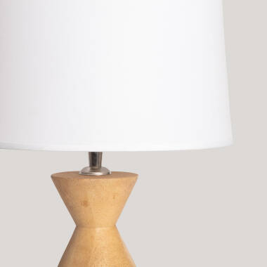 Bild von Tischlampe aus Holz Akesh II