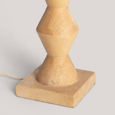 Bild von Tischlampe aus Holz Akesh II