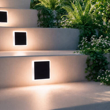 Rembel Square 2W Outdoor Recessed LED Wall Light