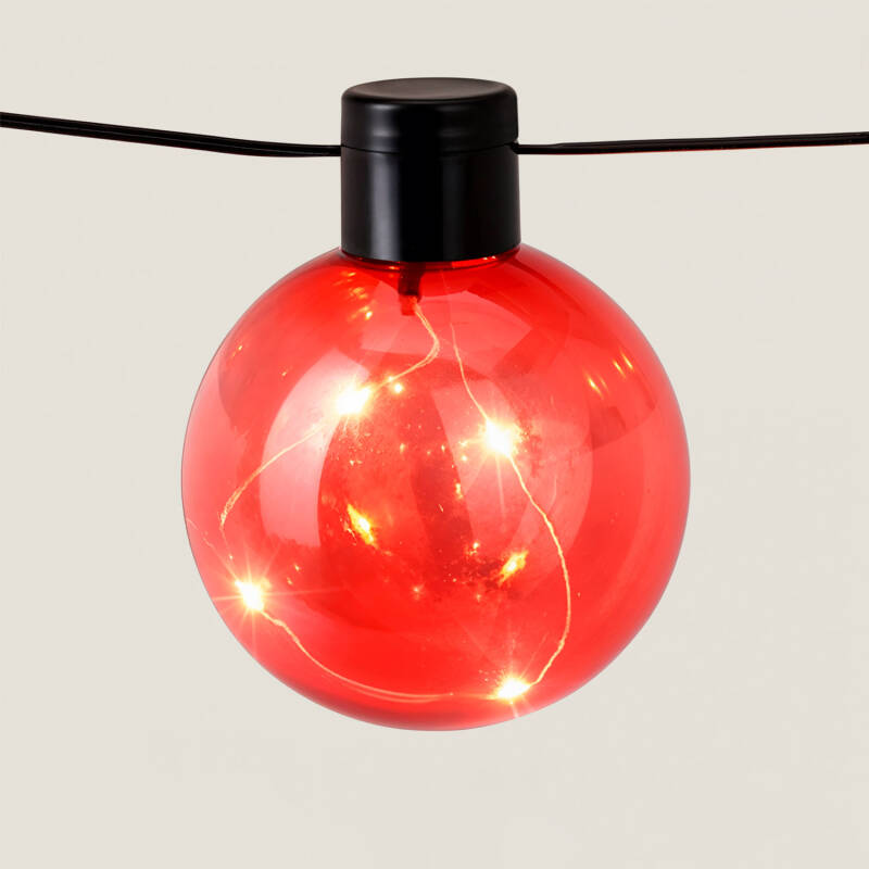 Bild von LED RGB Girlande für draußen mit 10 Glühbirnen Jarli 7,5 m