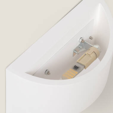 Image of Fosty Plaster Wall Lamp 