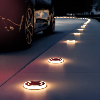 Rulee Round 2W Outdoor Recessed LED Wall Light