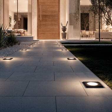 Wandlamp Outdoor LED 2W Inbouw Vierkant Welly