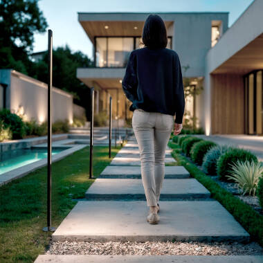 Calax 12-24W Outdoor LED Bollard 80-160cm