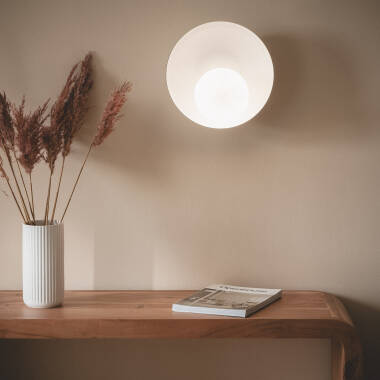 Bild von Wandleuchte Metall und Glas Bera