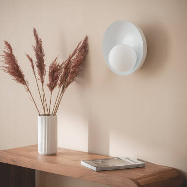 Bild von Wandleuchte Metall und Glas Bera